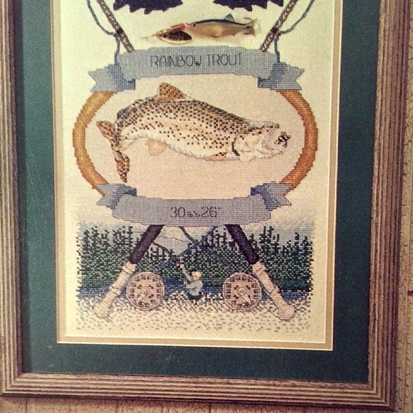 Sport Fishing counted cross stitch patterns - Picture 3 of 3